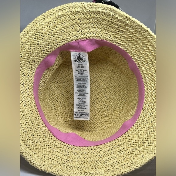 DISNEY MINNIE MOUSE STRAW SUN HAT, WITH MINNIE MOUSE BOW, SIGNATURE DOTS O/S main image 5